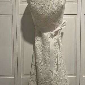 Lilly Pulitzer Elegant Lace Dress with Ribbon. NWT